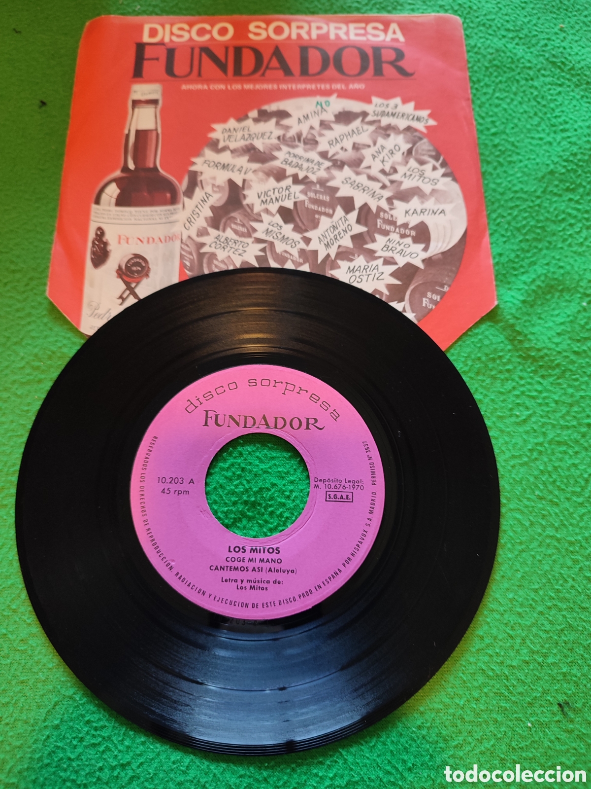 Discos de vinilo: Los Mitos - Es muy f&aacute;cil - 3 - Foto 1