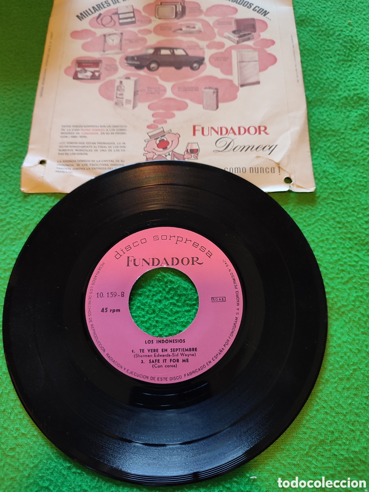 Discos de vinilo: Los Indonesios - El silencio es oro + 3 - Foto 2