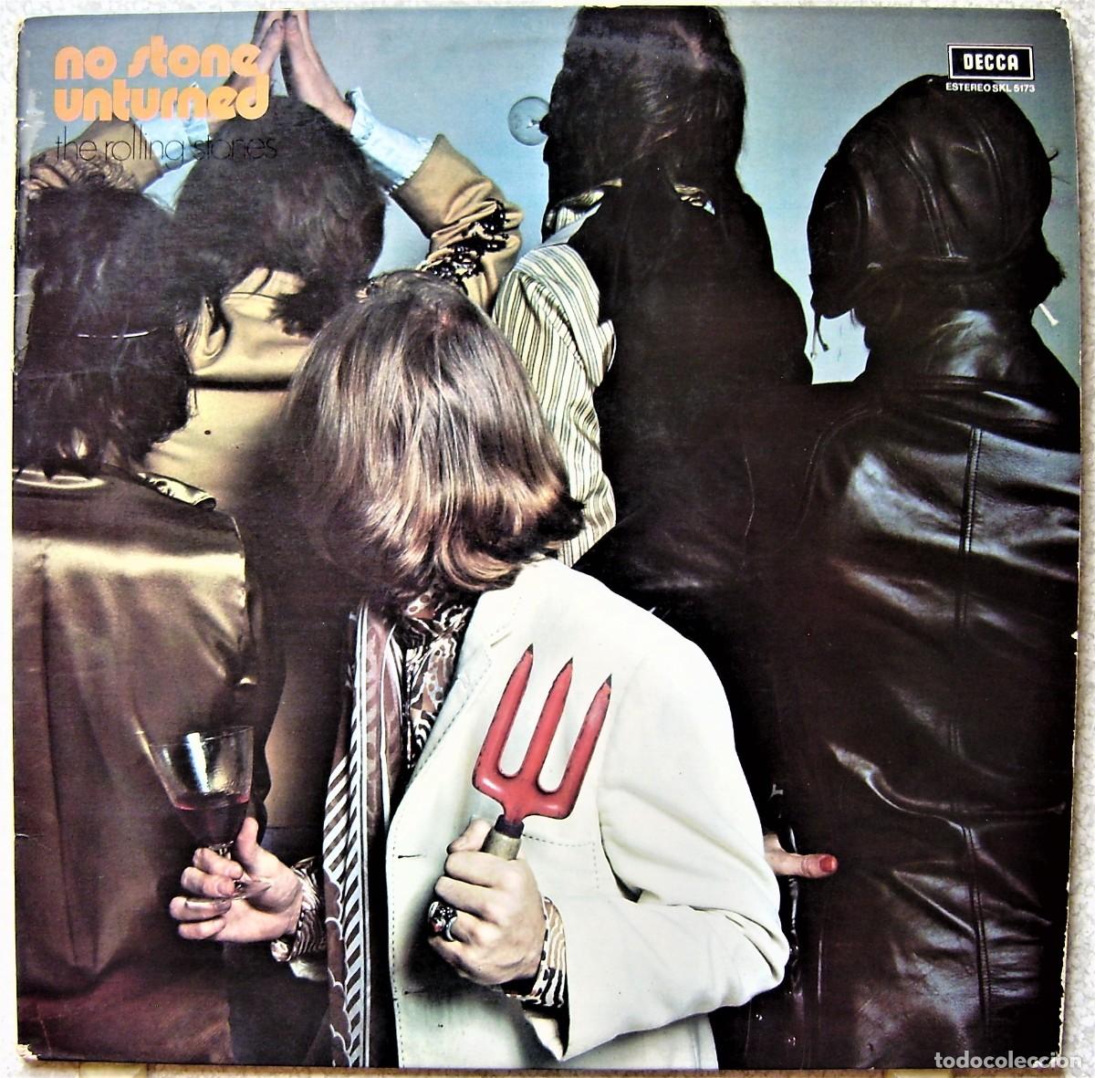 Discos de vinilo: THE ROLLING STONES.NO STONE UNTURNED...ED ESPA&Ntilde;OLA...ESCASO