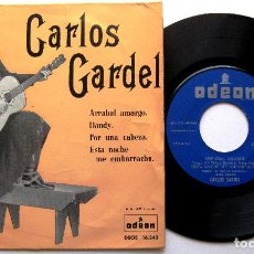 Discos de vinilo: CARLOS GARDEL - ARRABAL AMARGO +3 - EP ODEON 1961 BPY