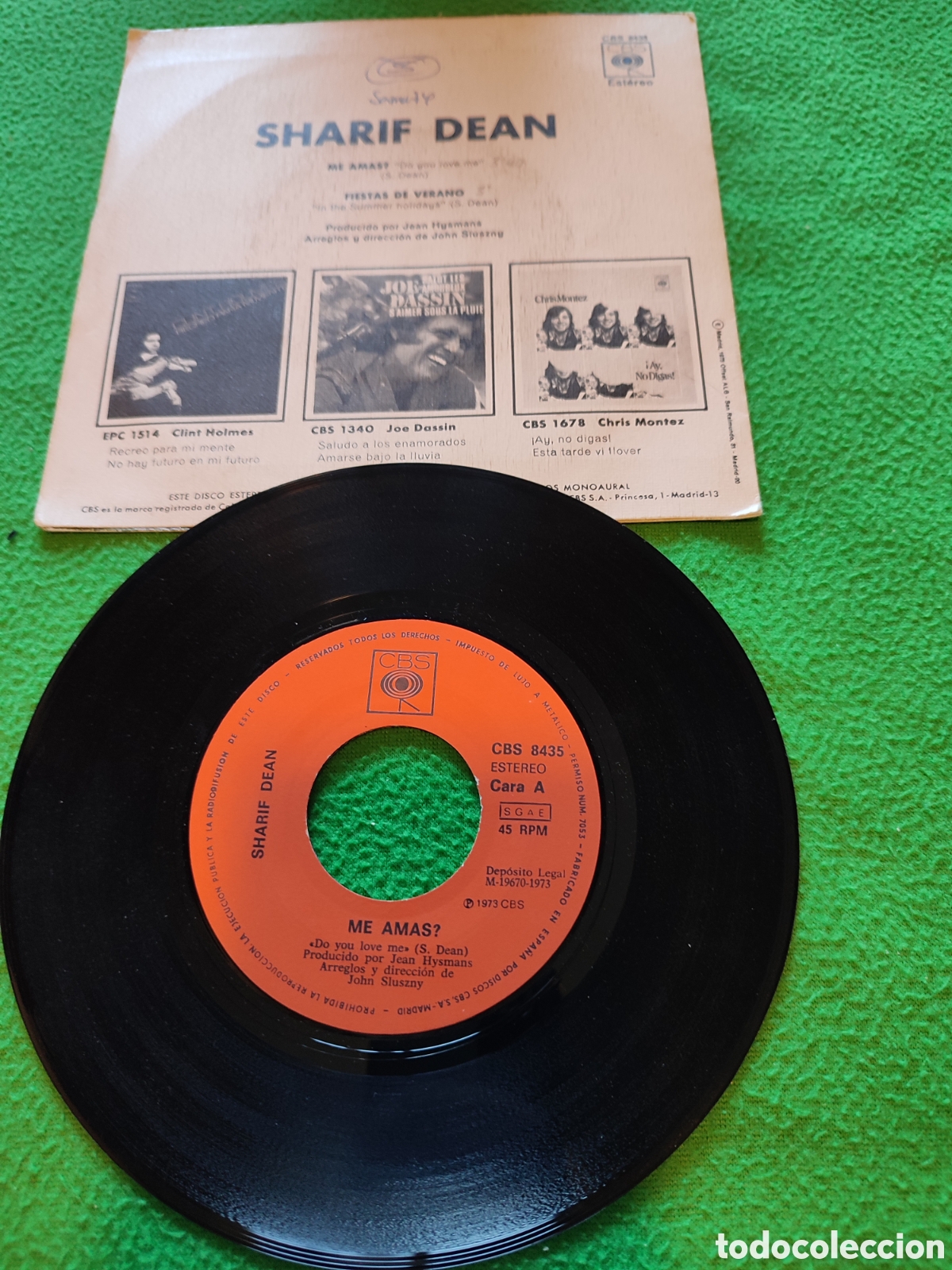 Discos de vinilo: Sharif Dean - Me amas? - Foto 2
