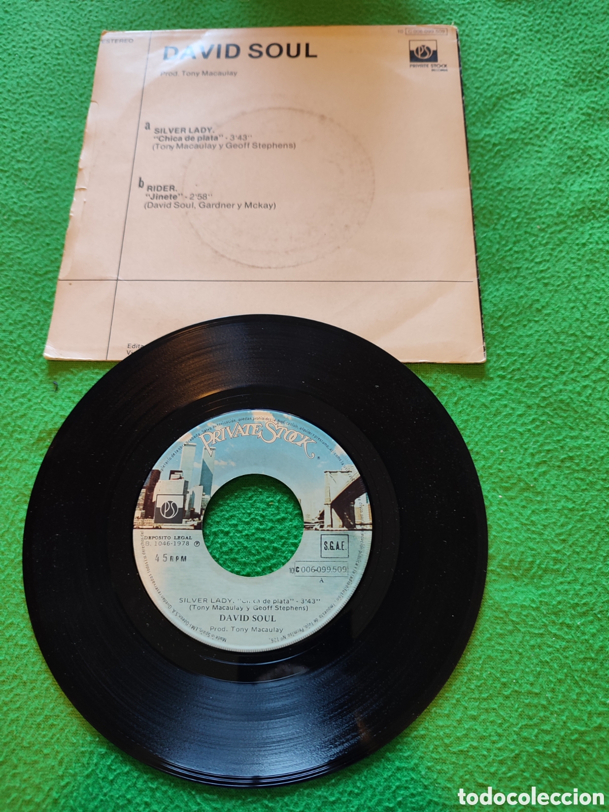 Discos de vinilo: David Soul - Silver lady - Foto 2
