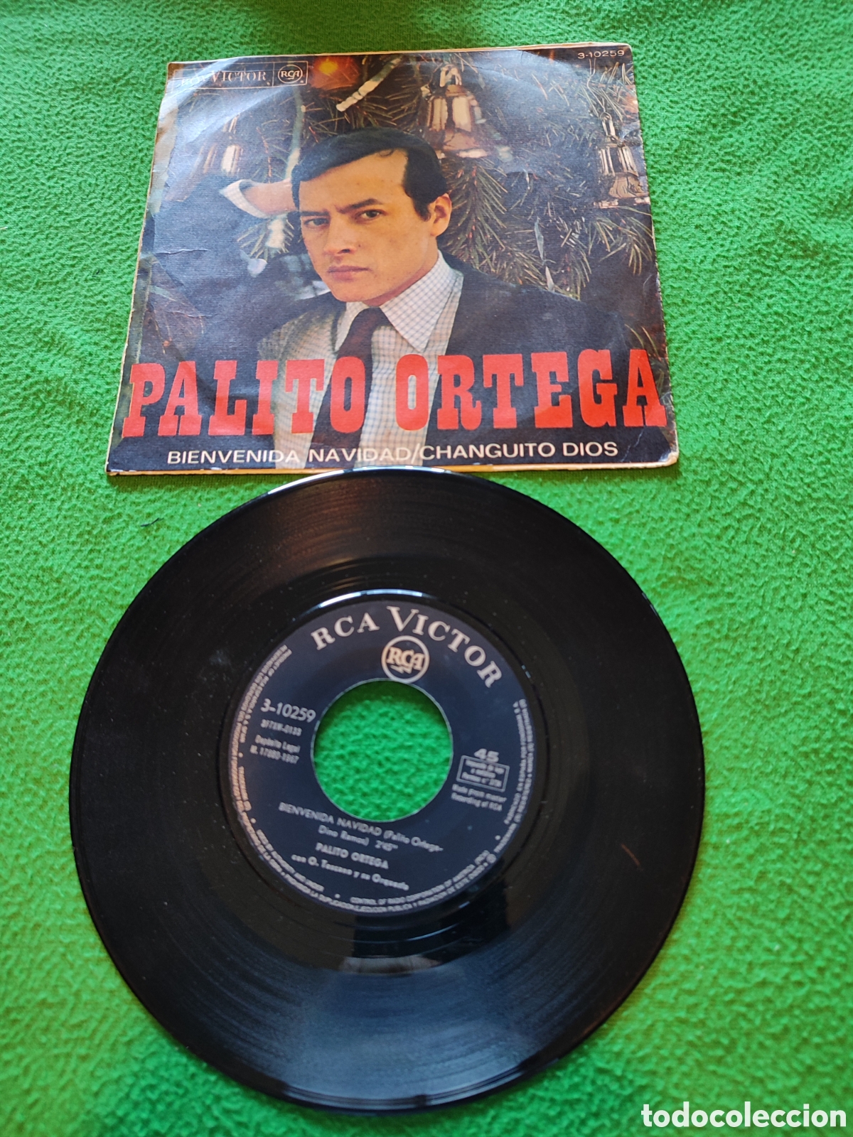 Discos de vinilo: Palito Ortega - Bienvenida navidad - Foto 2
