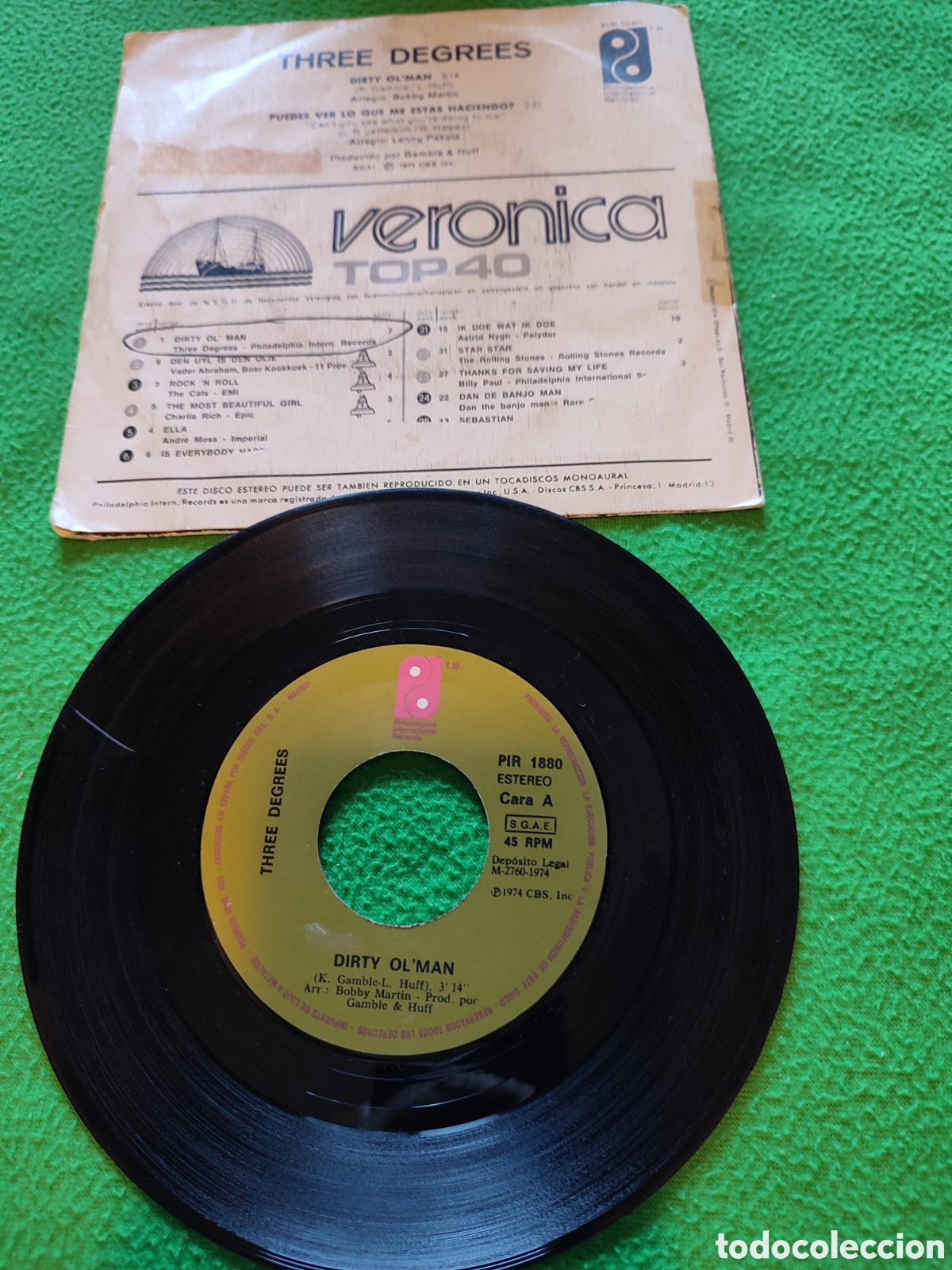 Discos de vinilo: Three Degrees Dirty ol man - Foto 2