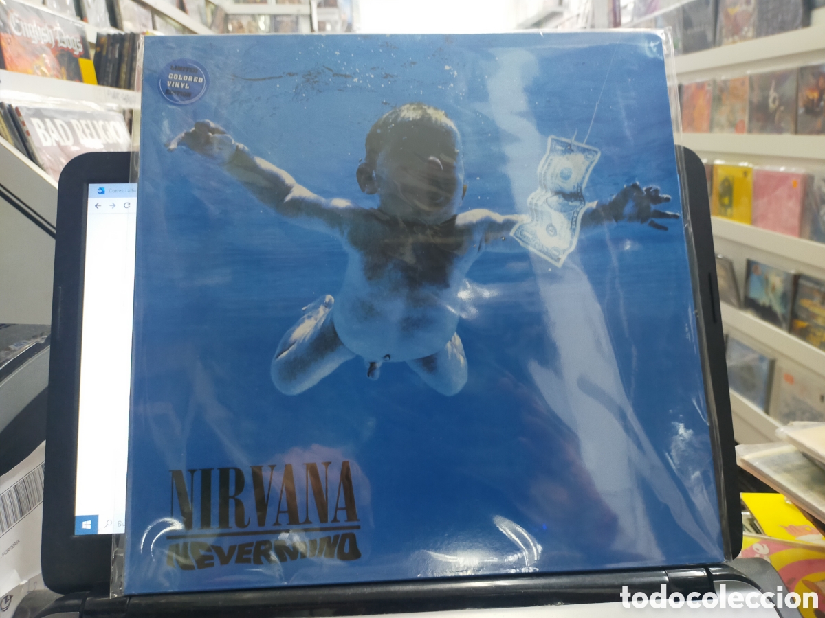 Discos de vinilo: Nirvana LP Nervermind precintado vinilo de color - Foto 1