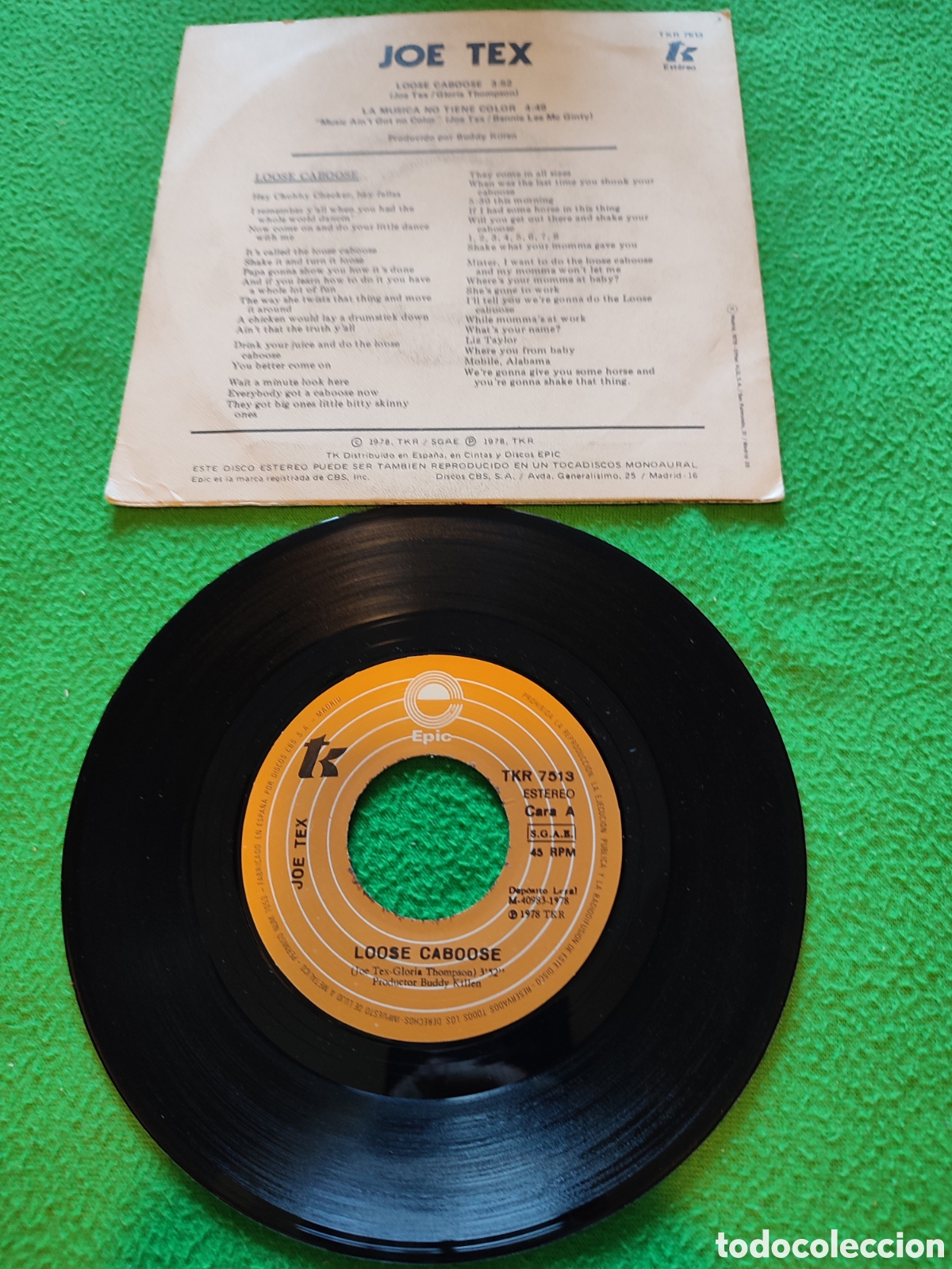 Discos de vinilo: Joe Tex - Loose caboose - Foto 2