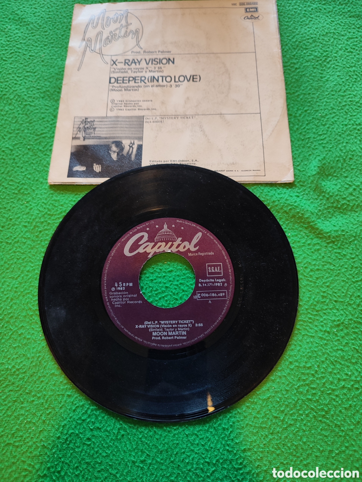 Discos de vinilo: Moon Martin - X-Ray visi&oacute;n - Foto 2