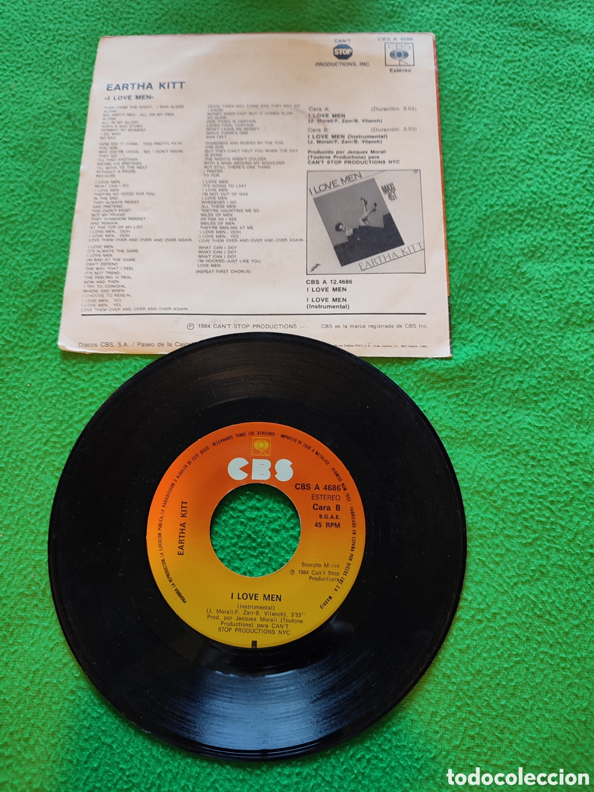 Discos de vinilo: Eartha Kitty - I love men - Foto 2
