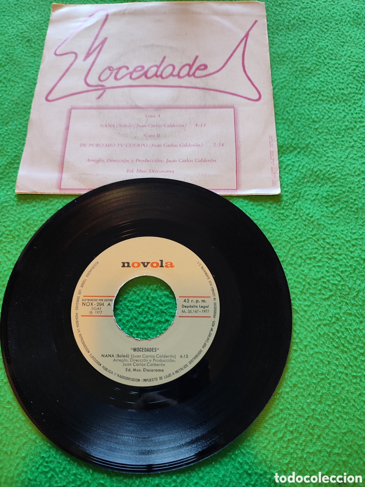Discos de vinilo: Mocedades - Nana - Foto 2