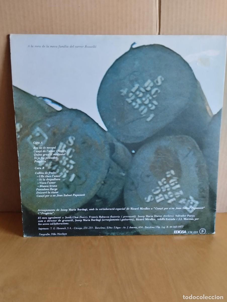 Discos de vinilo: JOAN MANUEL SERRAT ---- RES NO ES MESQUI - Foto 2