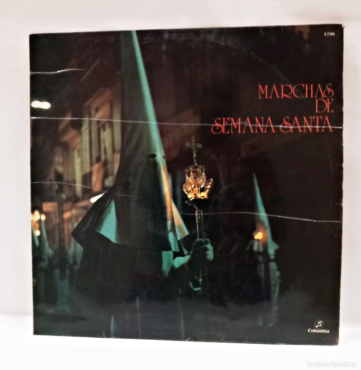 Discos de vinilo: LP MARCHAS DE SEMANA SANTA. 1974 VARIAS BANDAS.1974