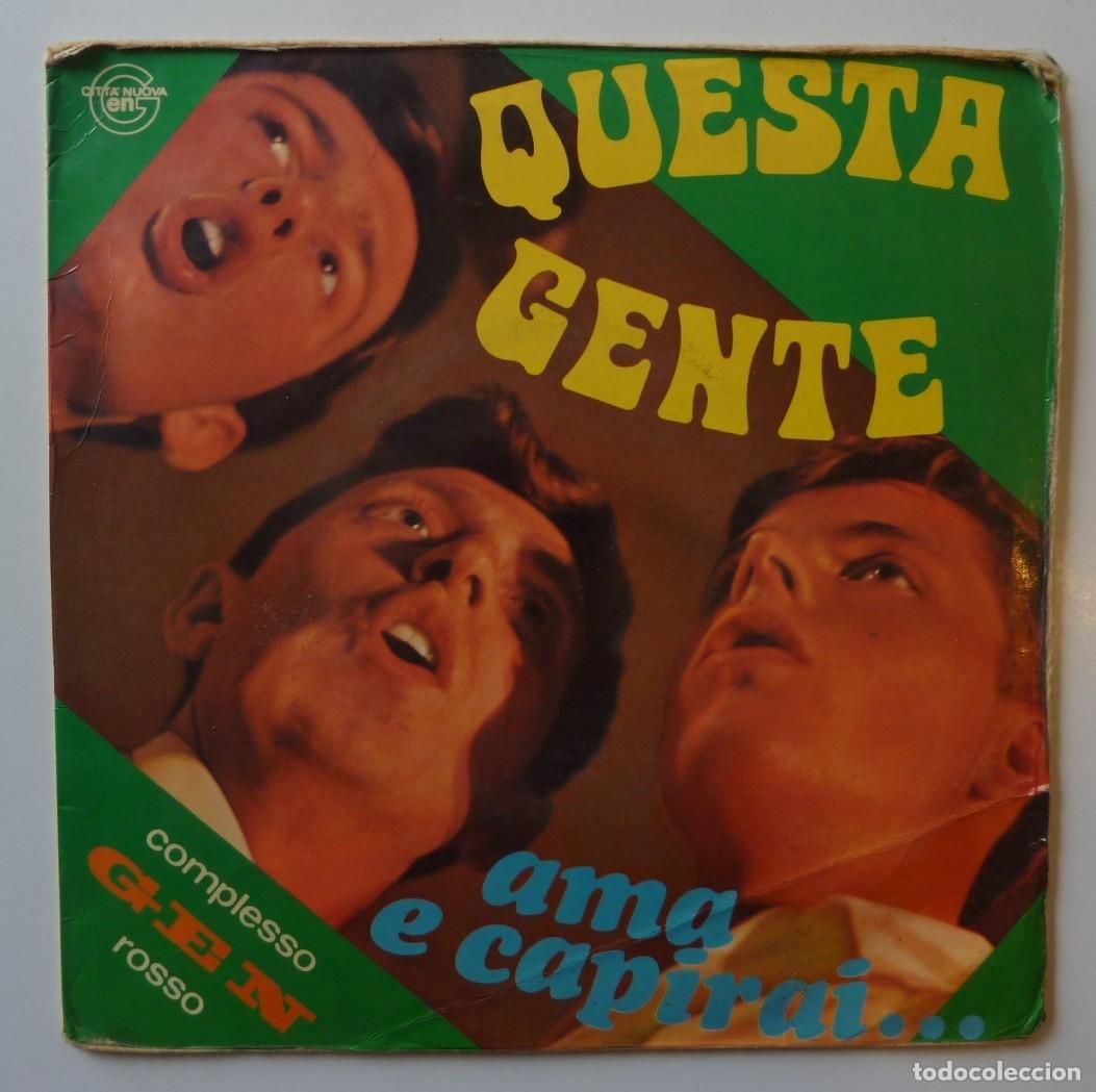 Discos de vinilo: GEN ROSSO // QUESTA GENTE // MADE IN ITALY - Foto 1