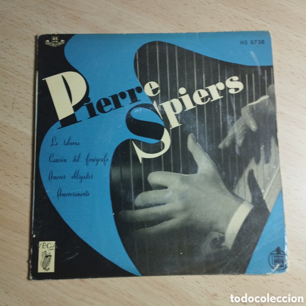 Discos de vinilo: EP 7&rdquo; Pierre Spiers 195? La taberna + 3. - Foto 1