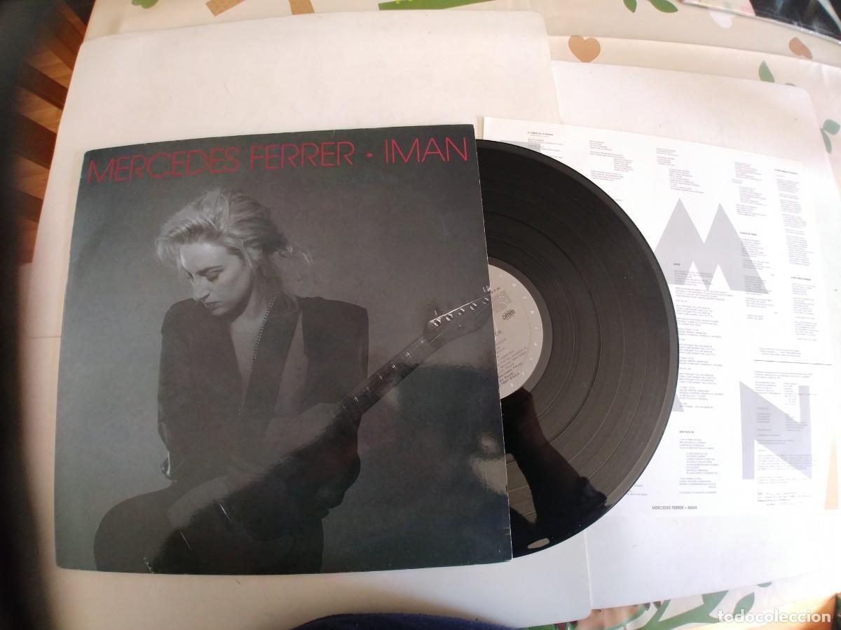 Dischi in vinile: MERCEDES FERRER-LP IMAN-LETRAS BUEN ESTADO