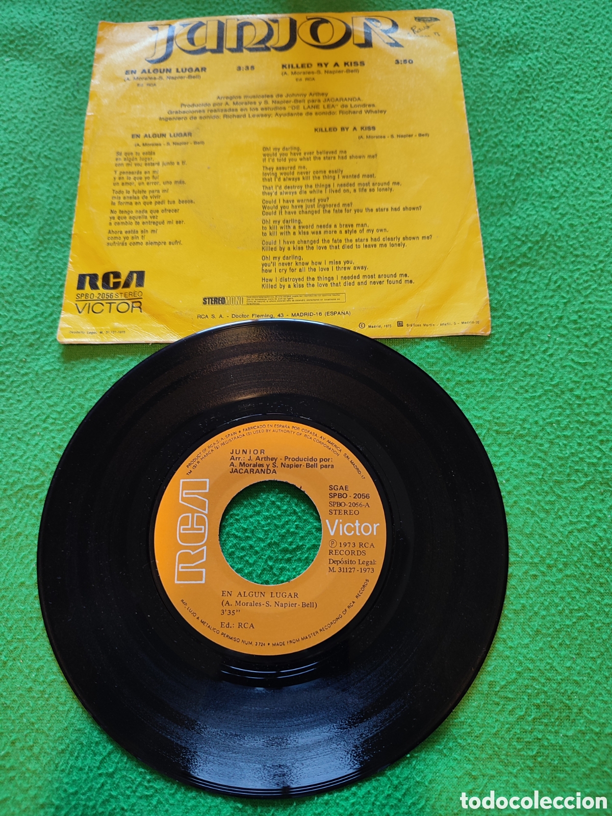 Discos de vinilo: Junior - En alg&uacute;n lugar - Foto 2