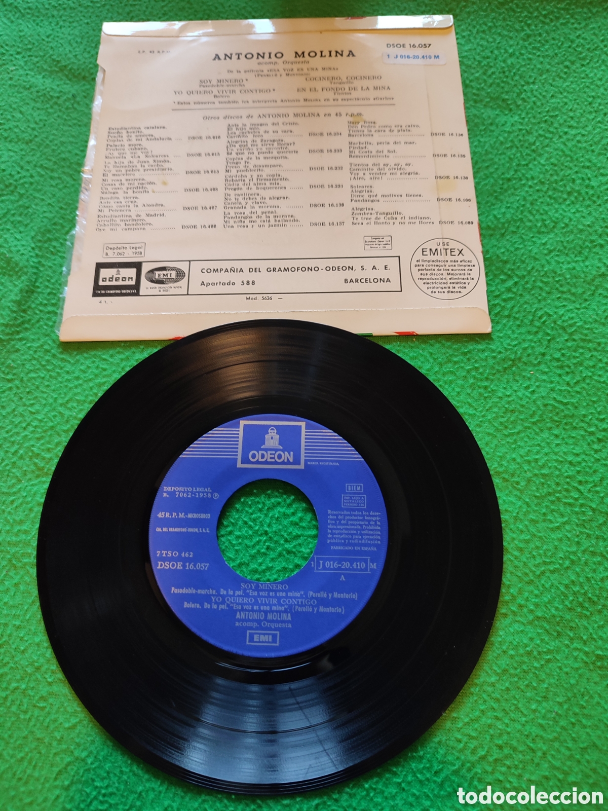 Discos de vinilo: Antonio Molina - Soy minero+ 3 - Foto 2