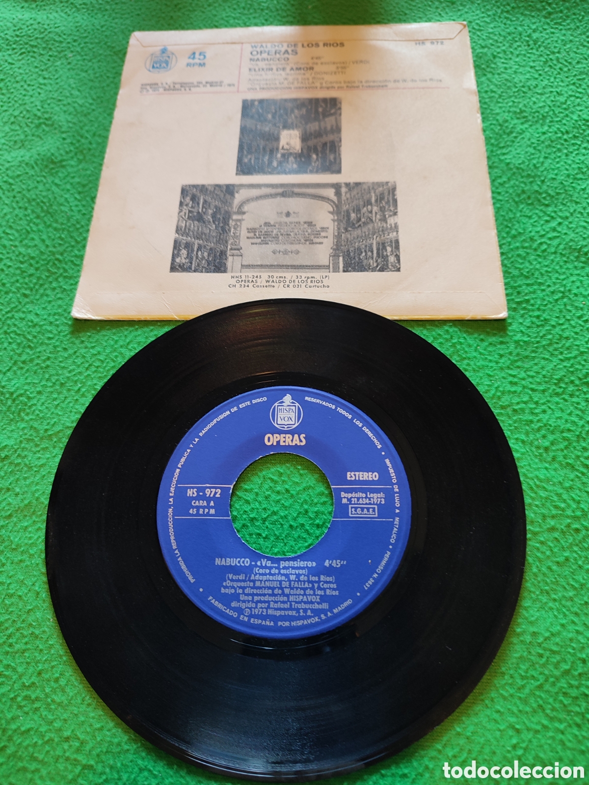 Discos de vinilo: Waldo de los R&iacute;os - Nabucco - Foto 2