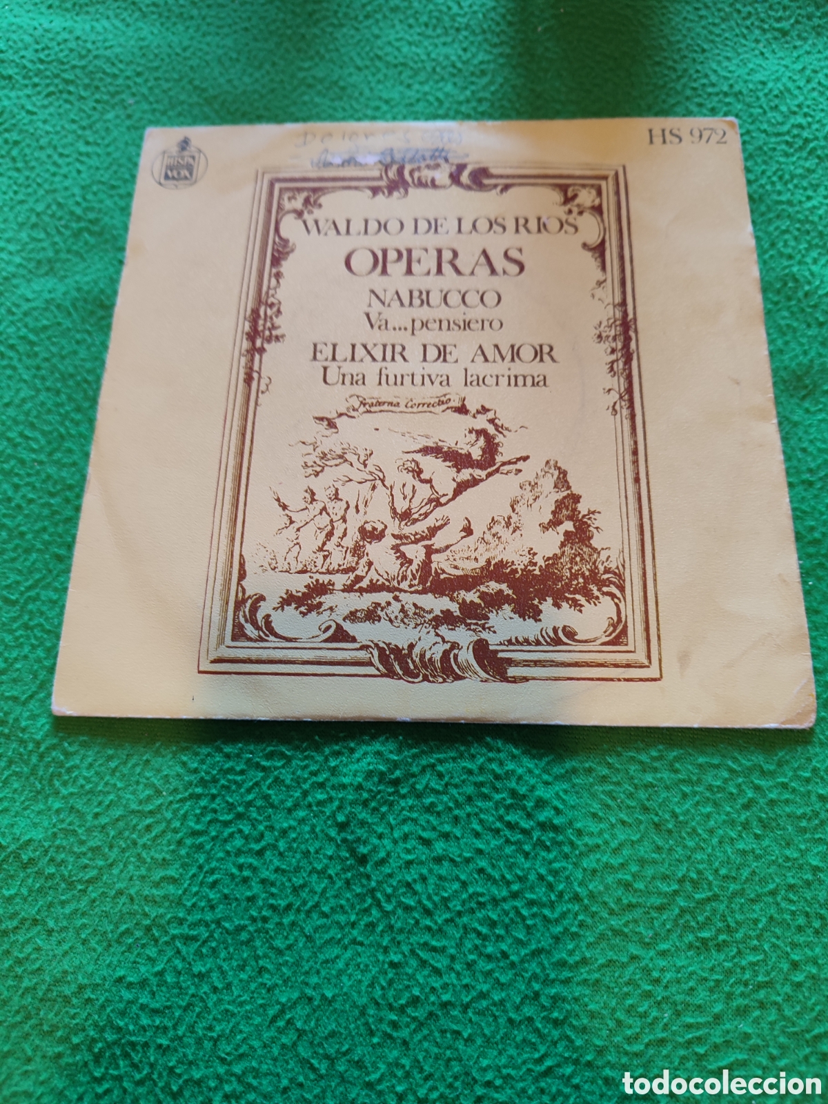 Discos de vinilo: Waldo de los R&iacute;os - Nabucco - Foto 1
