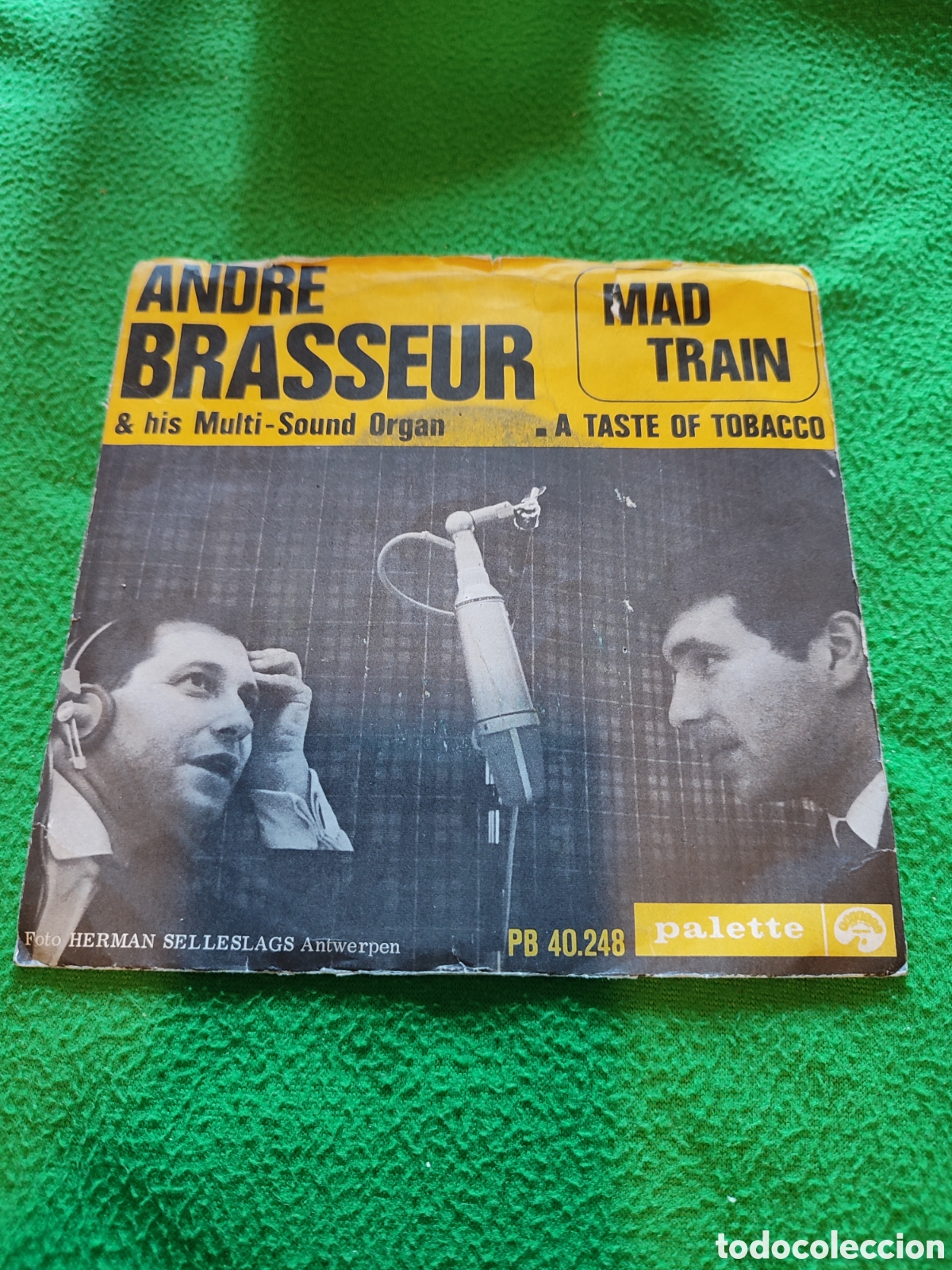 Discos de vinilo: Andr&eacute; Brasseur - Mad train - Foto 1