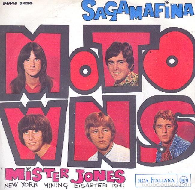 Disques de vinyle: The Motowns &ndash; Sagamafina; Mister Jones &ndash; RCA 3420 (Ed. Italiana) &ndash; 1967
