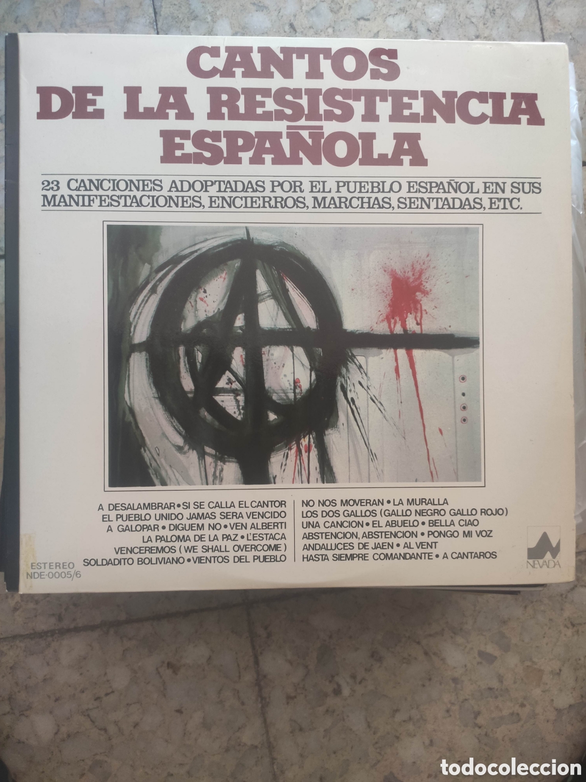 Vinyl-Schallplatten: LP CANTOS DE LA RESISTENCIA ESPA&Ntilde;OLA. DOBLE EXCELENTE