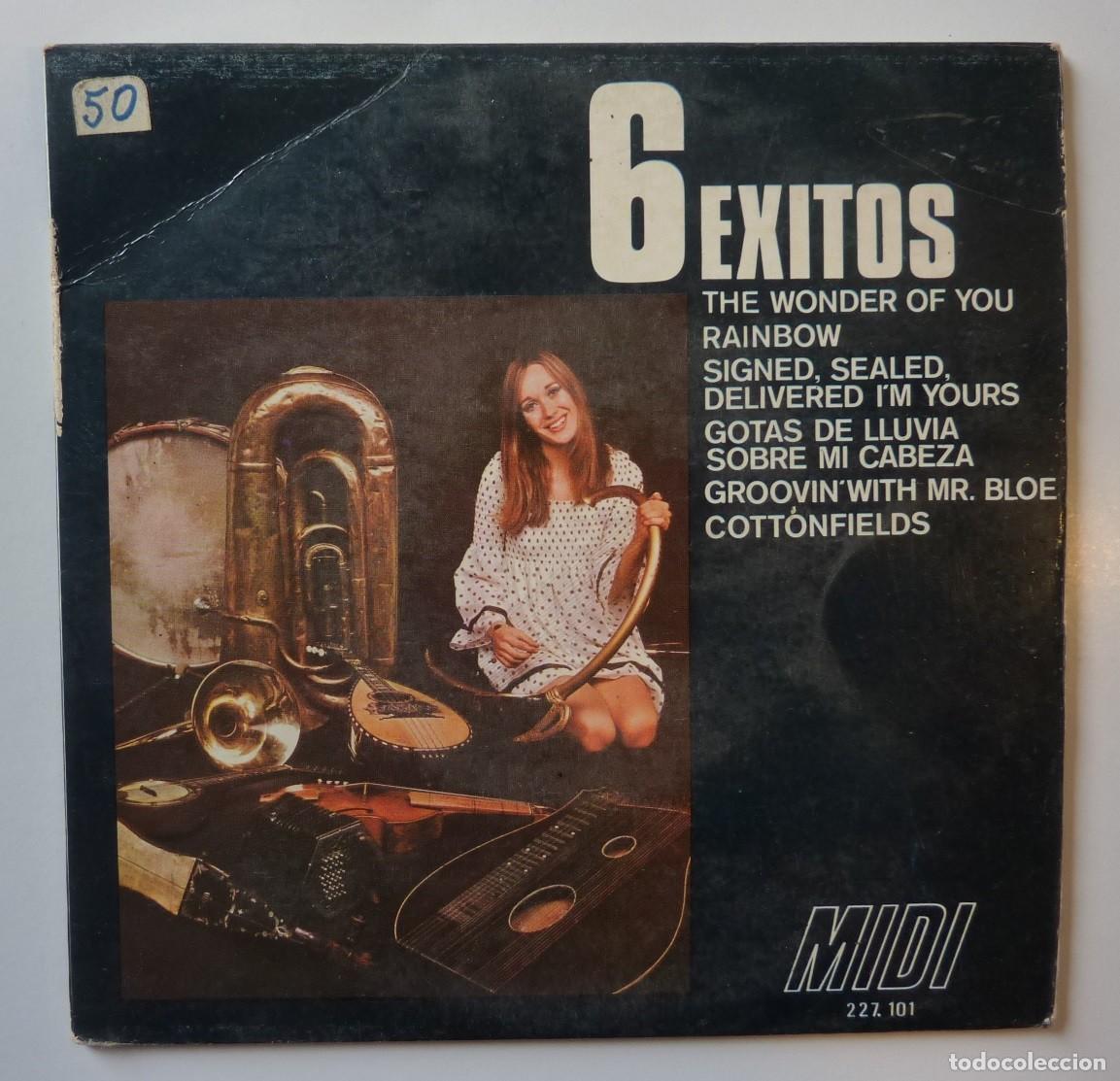 Discos de vinilo: 6 EXITOS // BOTAS DE LLUVIA SOBRE MI CABEZA+5 // MIDI // 1970 // EP - Foto 1