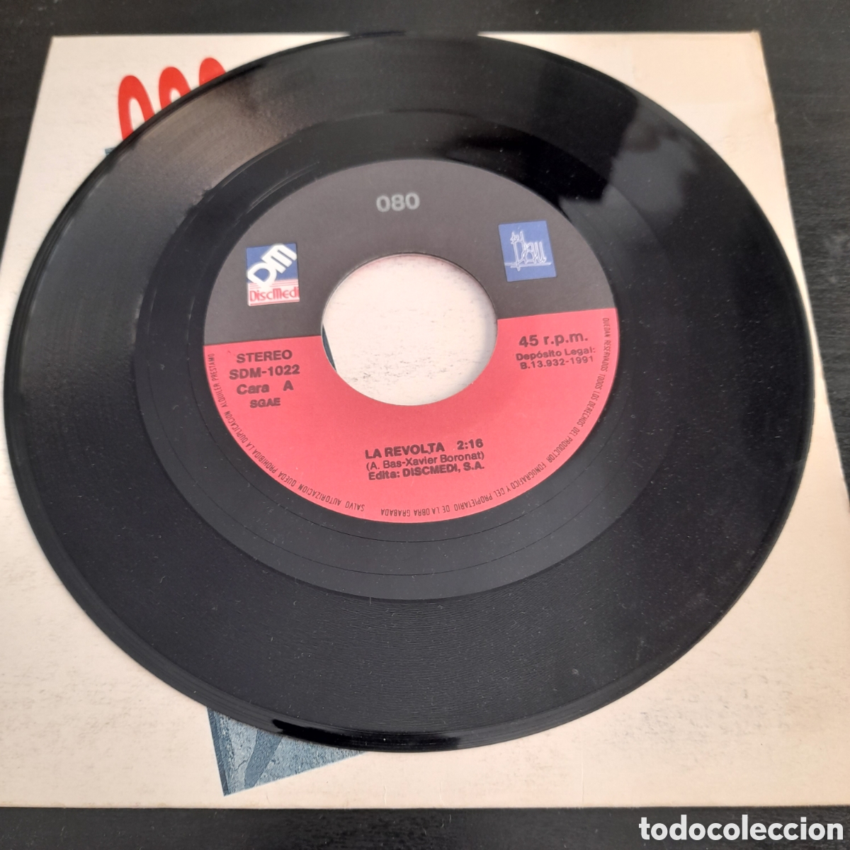 Discos de vinilo: 080 &lrm;&ndash; La Revolta. Vinil, 7&rdquo;, Single - Foto 3