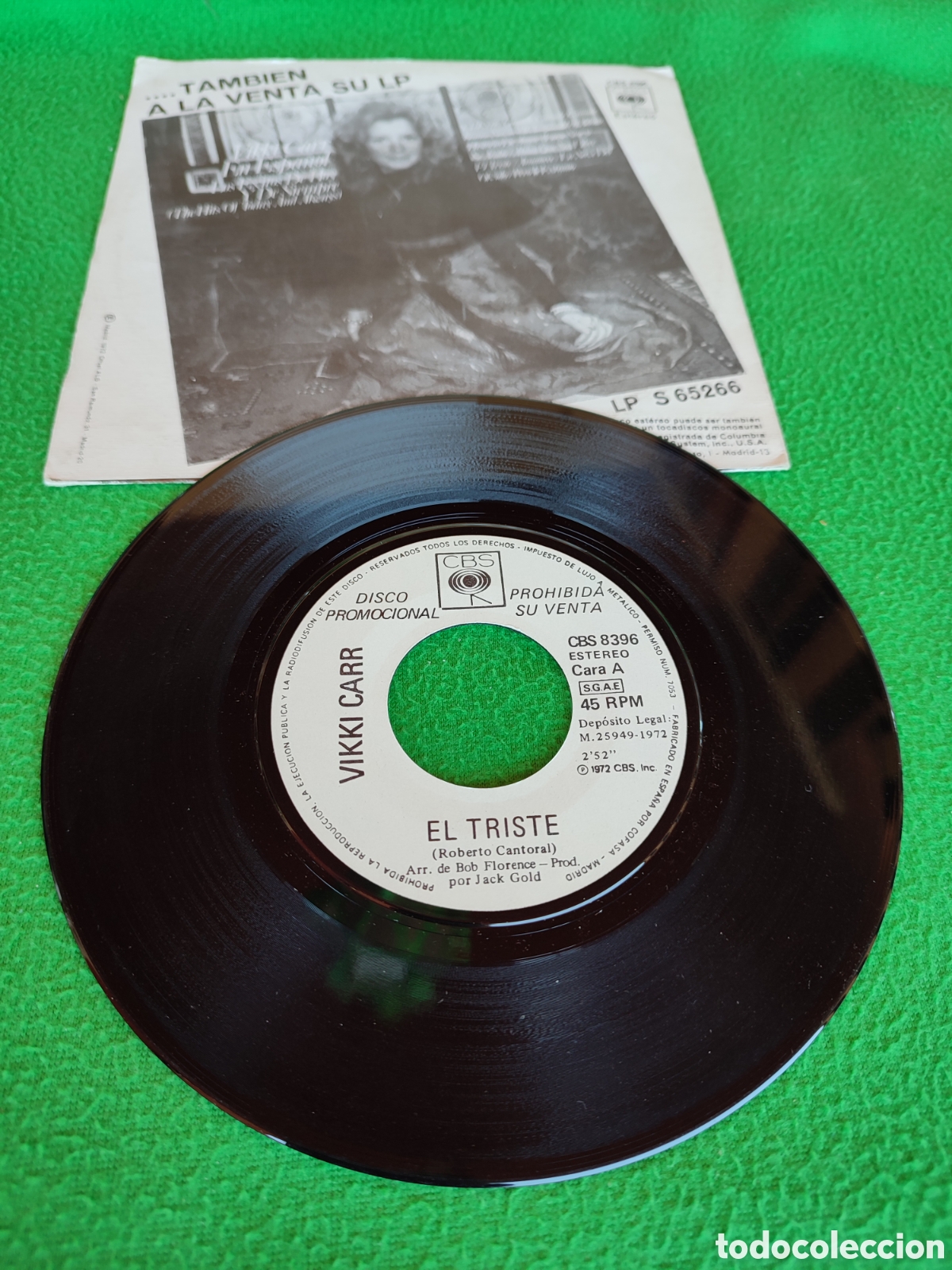 Discos de vinilo: Vikky Carr - El triste - Foto 2