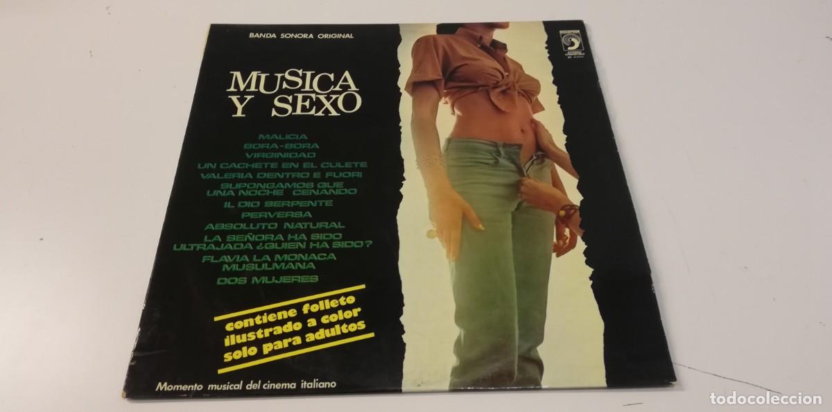 Discos de vinil: 0623-MUSICA Y SEXO BSO -LP 12&rdquo; POR VG+DISC NM