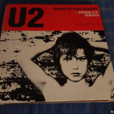 Discos de vinilo: // U2 – SUNDAY BLOODY SUNDAY + SPECIAL U.S. REMIXES - ISLAND RECORDS GERMANY 600 820-213 BLUE LABELS