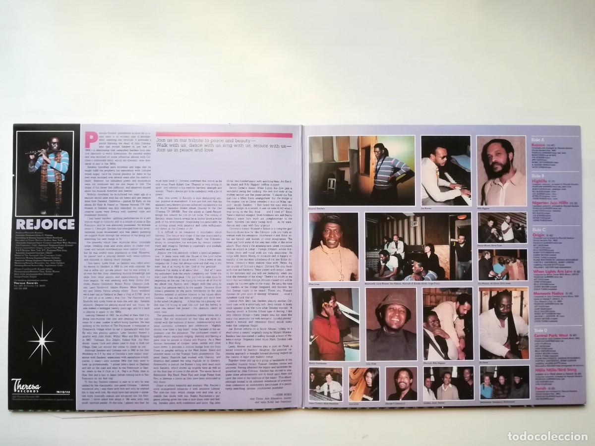Discos de vinilo: Pharoah Sanders. Rejoice. Doble LP - Foto 3