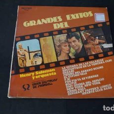 Discos de vinilo: LP, EDICION ESPECIAL GRANDES EXITOS DEL CINE, HENRY SALOMON Y ORQUESTA, BELTER 00-228, AÑO 1978.