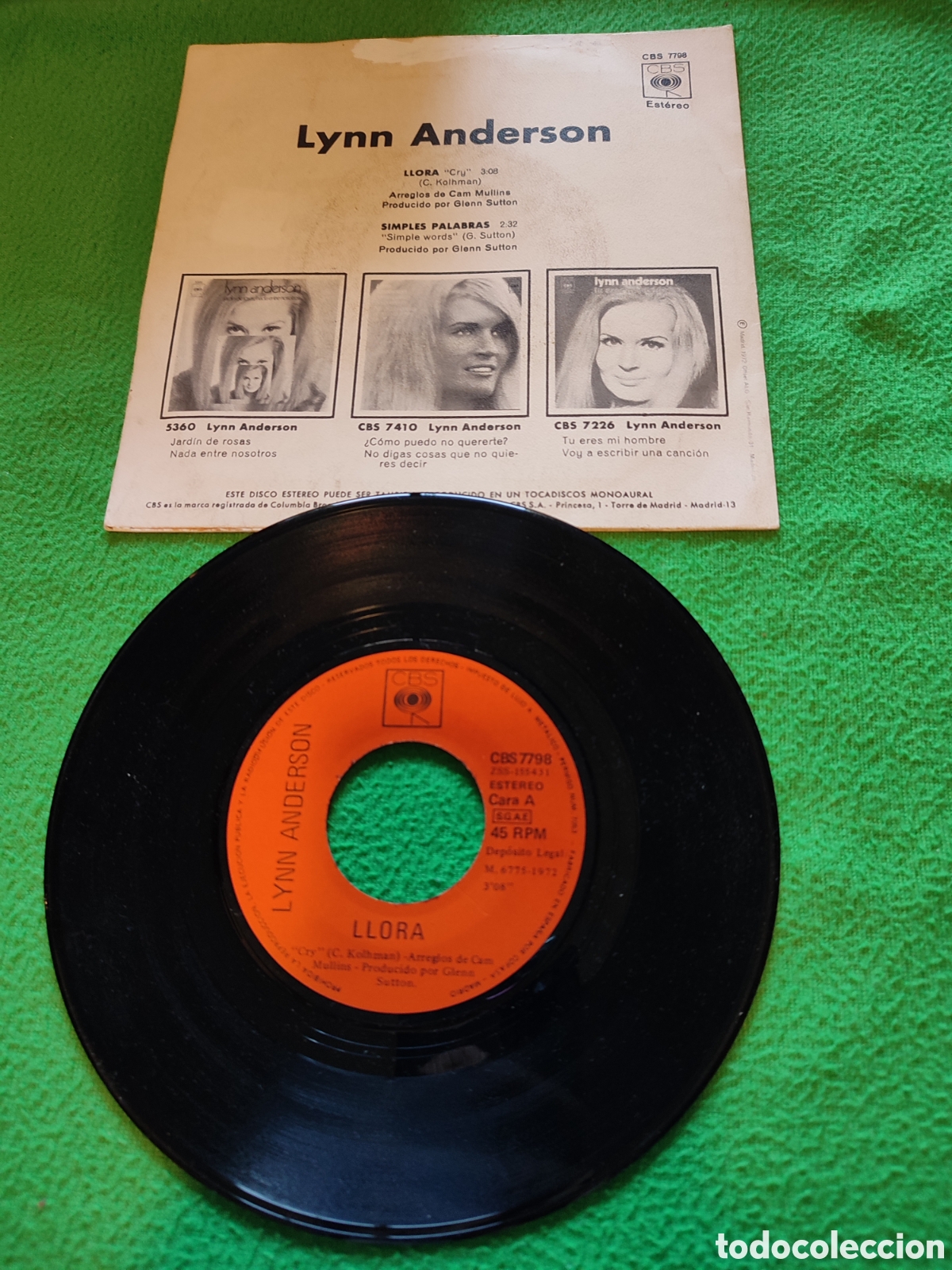 Discos de vinilo: Lynn Anderson - Cry - Foto 2