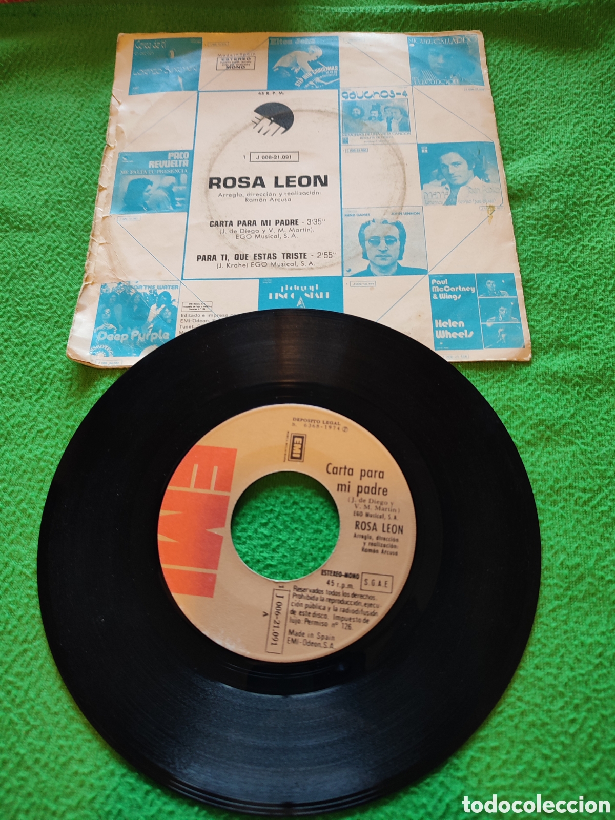 Discos de vinilo: Rosa Le&oacute;n - Carta a mi padre - Foto 2