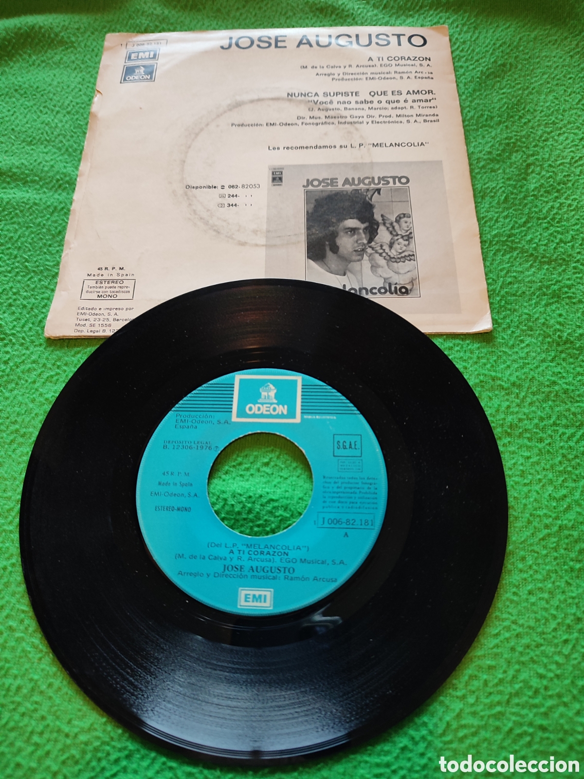 Discos de vinilo: Jos&eacute; Augusto - A t&iacute; coraz&oacute;n - Foto 2