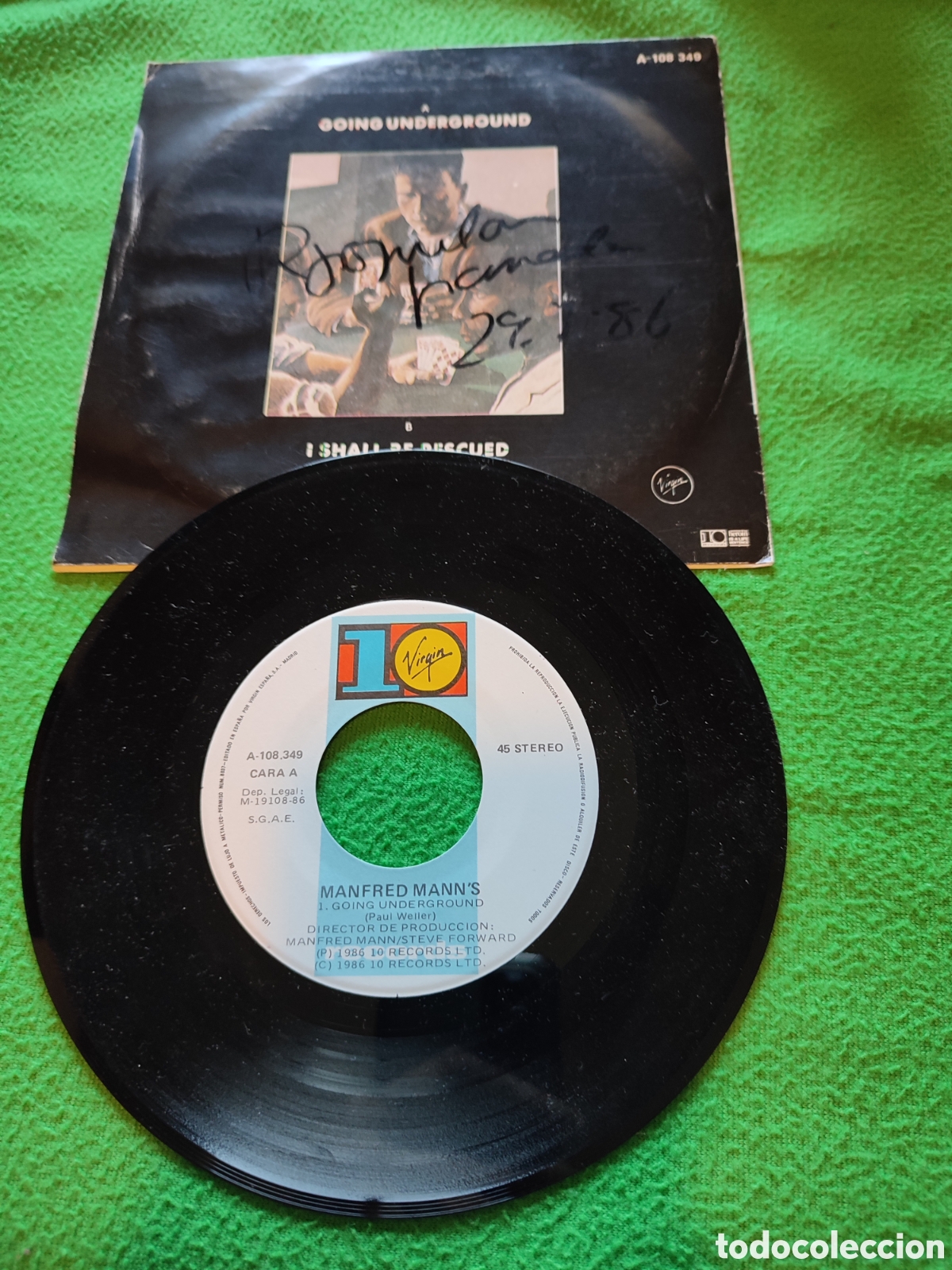 Discos de vinilo: Manfred Mann Earth Band - Going Underground - Foto 2