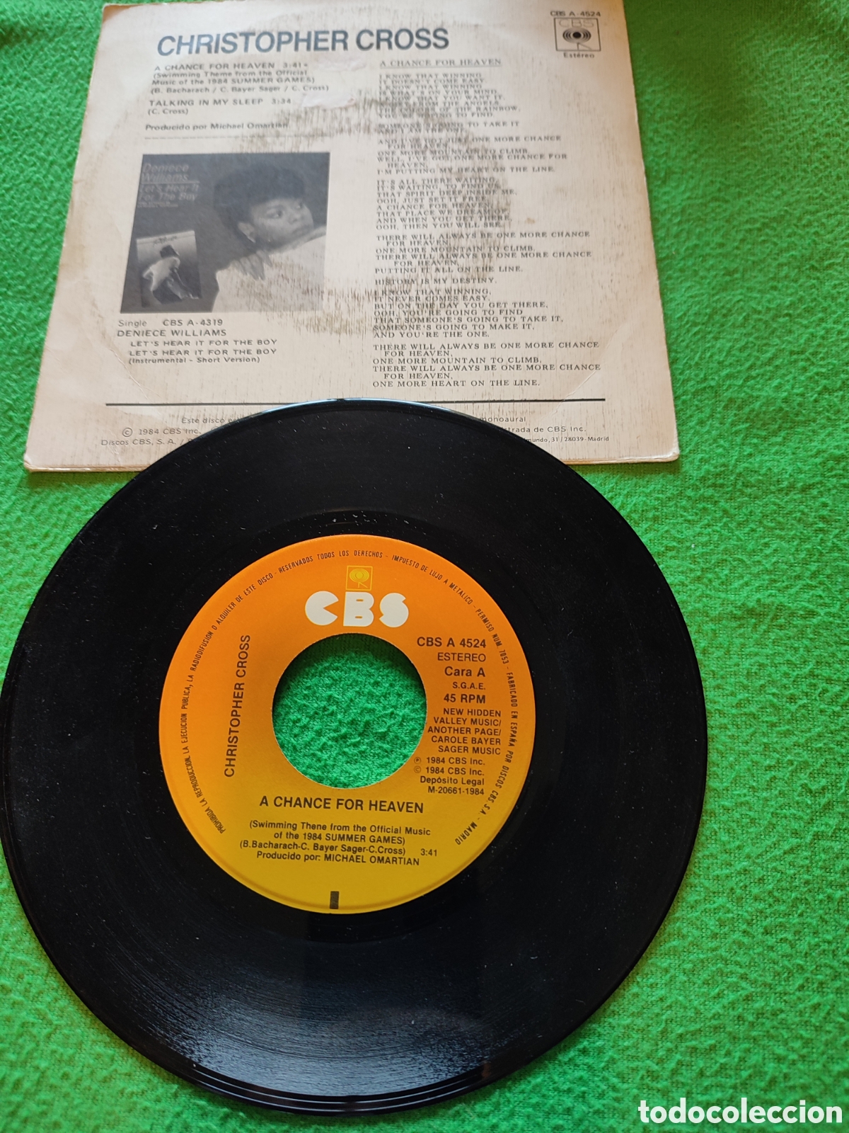 Discos de vinilo: Christopher Cross - A chance for Heaven - Foto 2