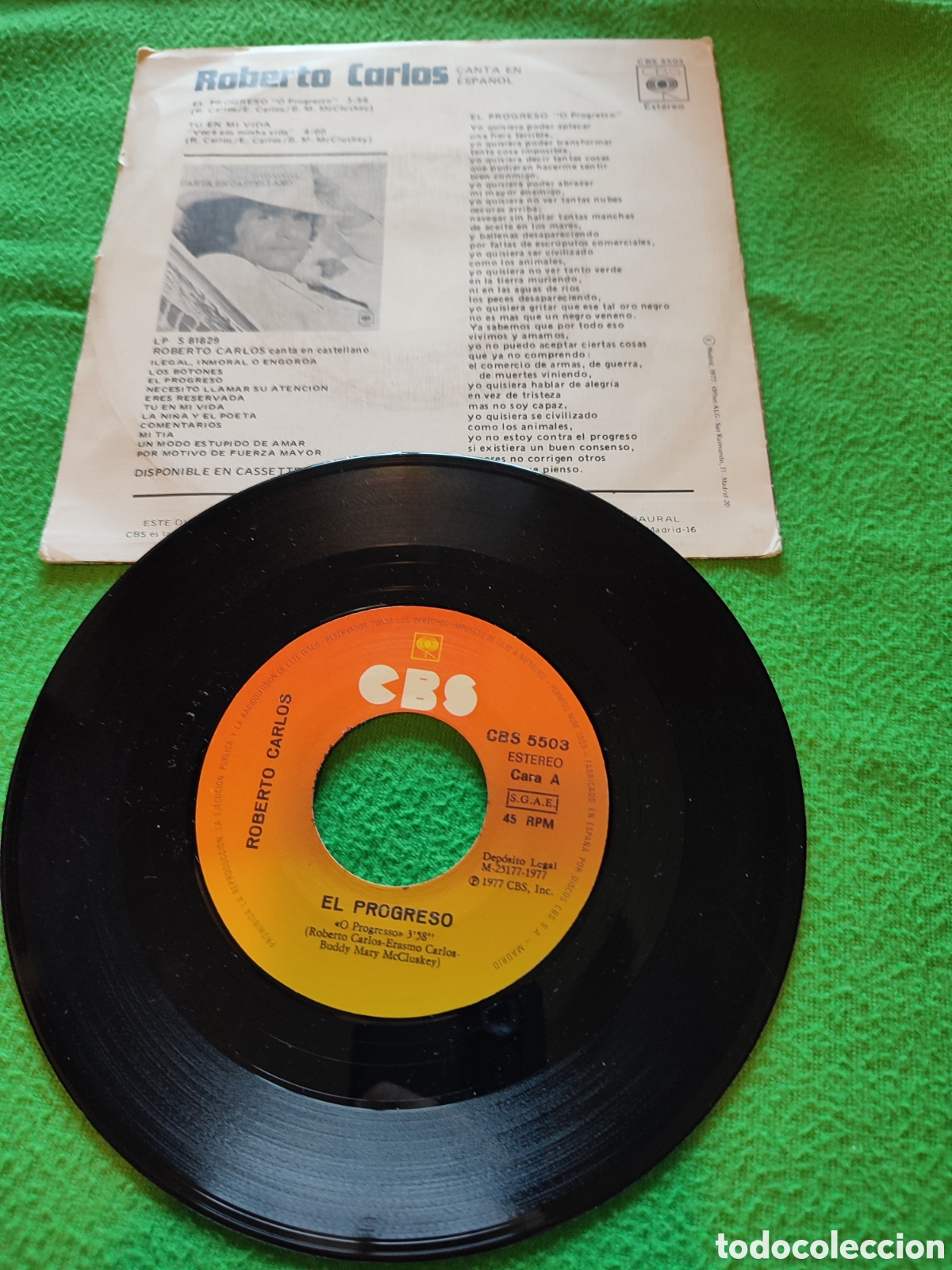 Discos de vinilo: Roberto Carlos - El progreso - Foto 2