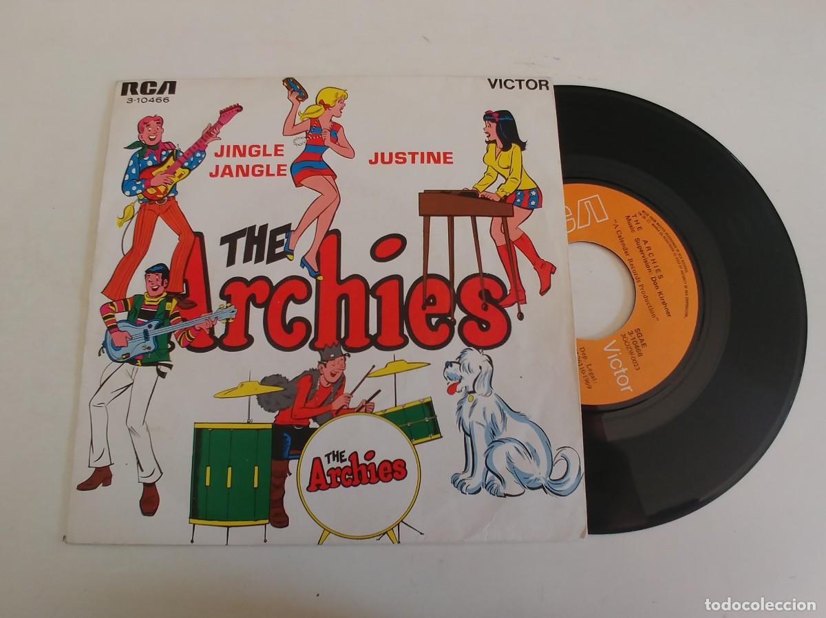 Discos de vinilo: THE ARCHIES-SINGLE JINGLE JANGLE - Foto 1
