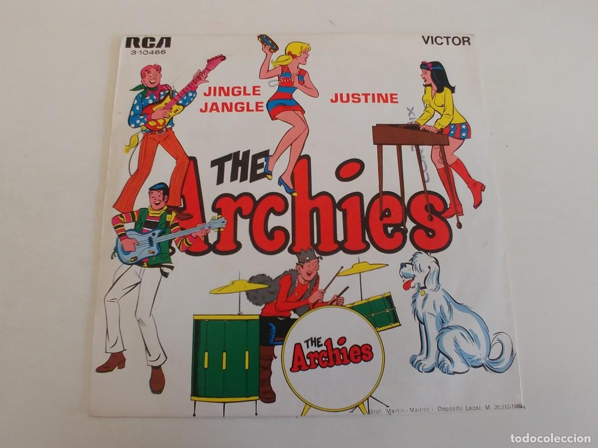 Discos de vinilo: THE ARCHIES-SINGLE JINGLE JANGLE - Foto 2