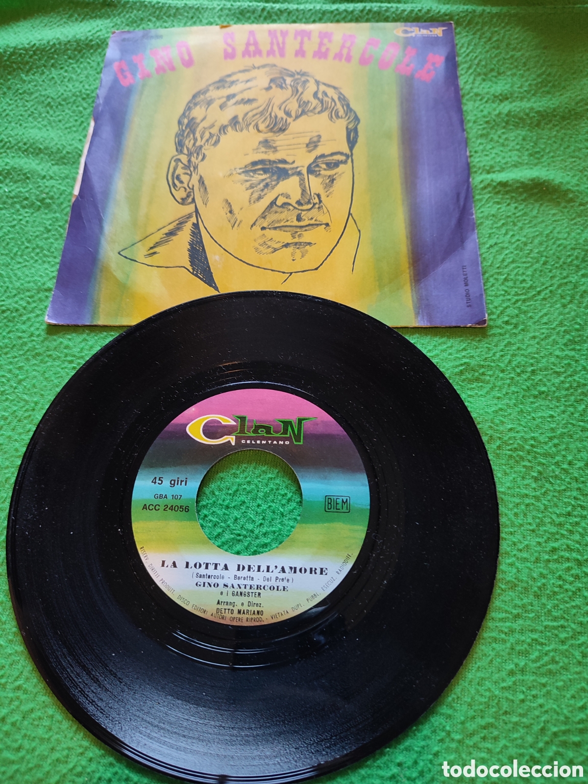 Discos de vinilo: Gino Santercole - La lotta dellamore - Foto 2
