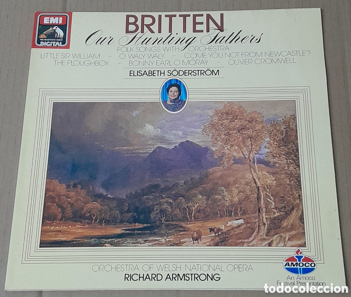 Discos de vinilo: BRITTEN - OUR HUNTING FATHERS - ELISABETH SODERSTROM - EMI GERMANY - GATEFOLD - Foto 1