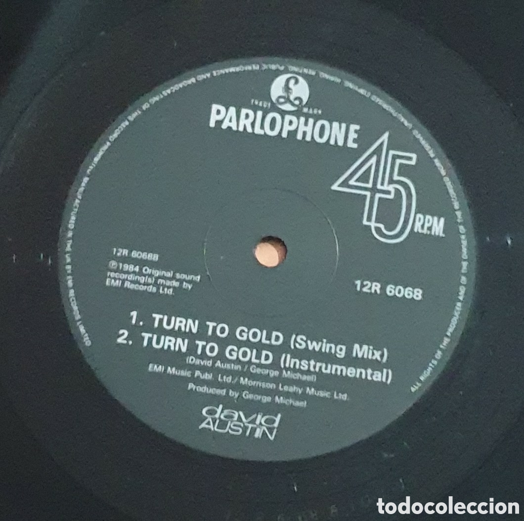 Discos de vinilo: David Austin&nbsp;&lrm;&ndash;&nbsp;Turn To Gold - Foto 2