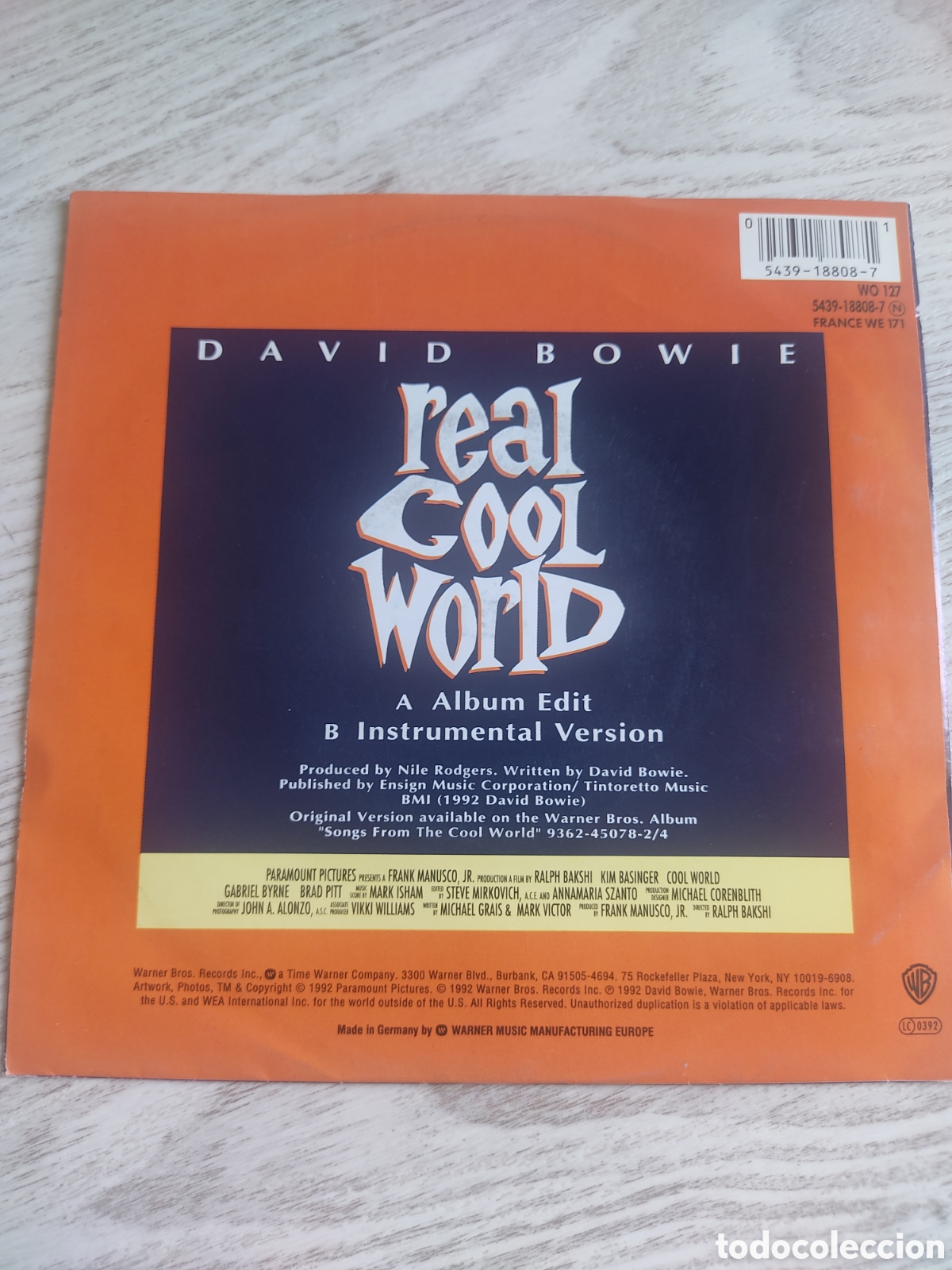 Discos de vinilo: David Bowie single 7 Real Cool World 1992 - Foto 2