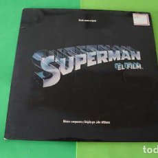 Discos de vinilo: DOBLE LP, SUPERMAN EL FILM, JOHN WILLIANS, WARNER BROS RECORDS S 96.009 / S 90.102, AÑO 1978.