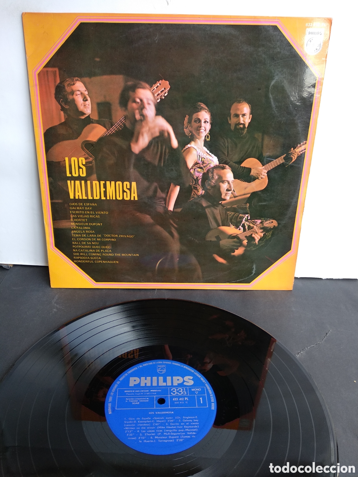 Discos de vinilo: LOS VALLDEMOSA, SPAIN, PHILIPS, 1968, J.2 - Foto 1