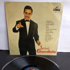 Discos de vinilo: JOSE GUARDIOLA, SPAIN, LA VOZ DE SU AMO, 1961,J.2
