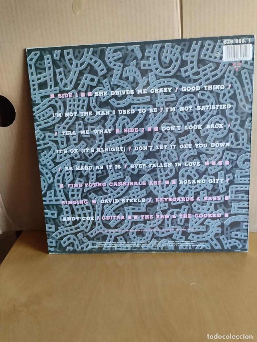 Discos de vinilo: FINE YOUNG CANNIBALS ---- THEV RAW & THE COOKED - Foto 2