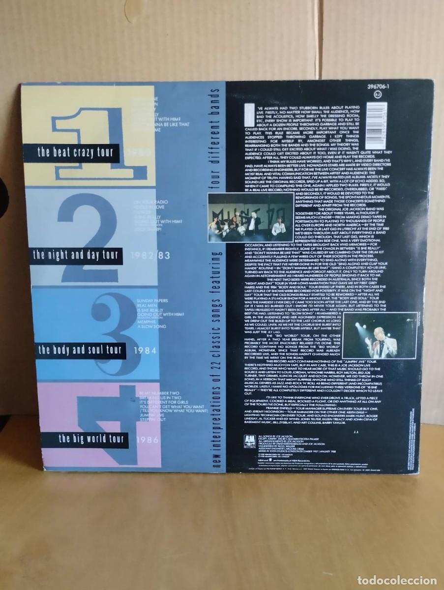 Discos de vinilo: JOE JACKSON --- LIVE 1980/86 - Foto 2