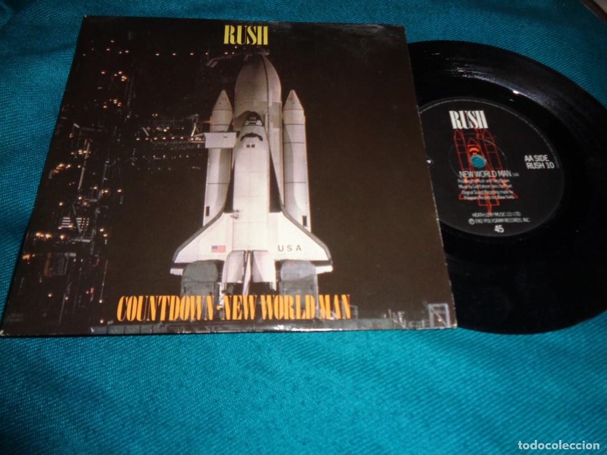 Discos de vinilo: RUSH. COUNTDOWN / NEW WORLD MAN. MERCURY, 1982. EDC. UK(#) - Foto 1